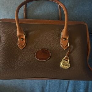 Dooney Bourke Brown Leather Satchel